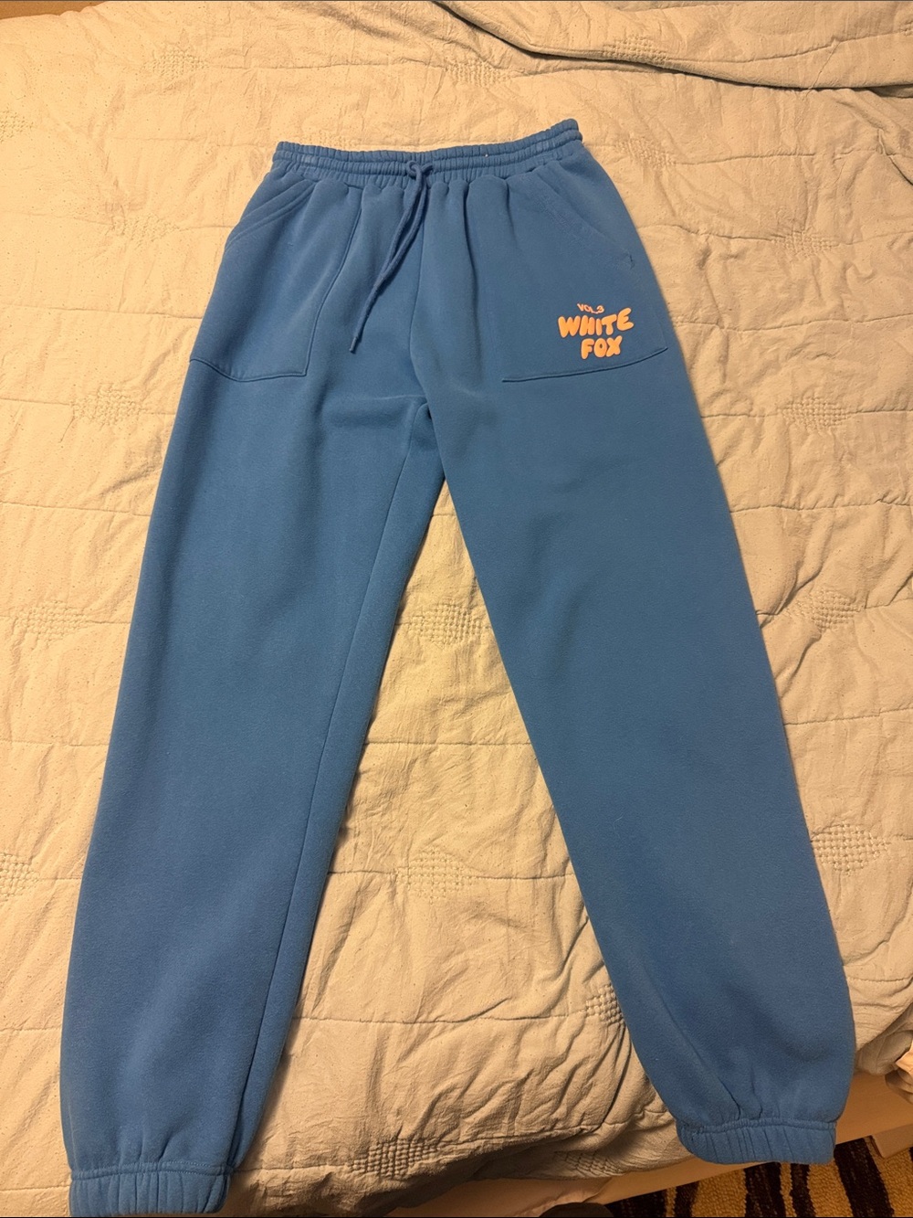 White Fox sweatpants. Size S.